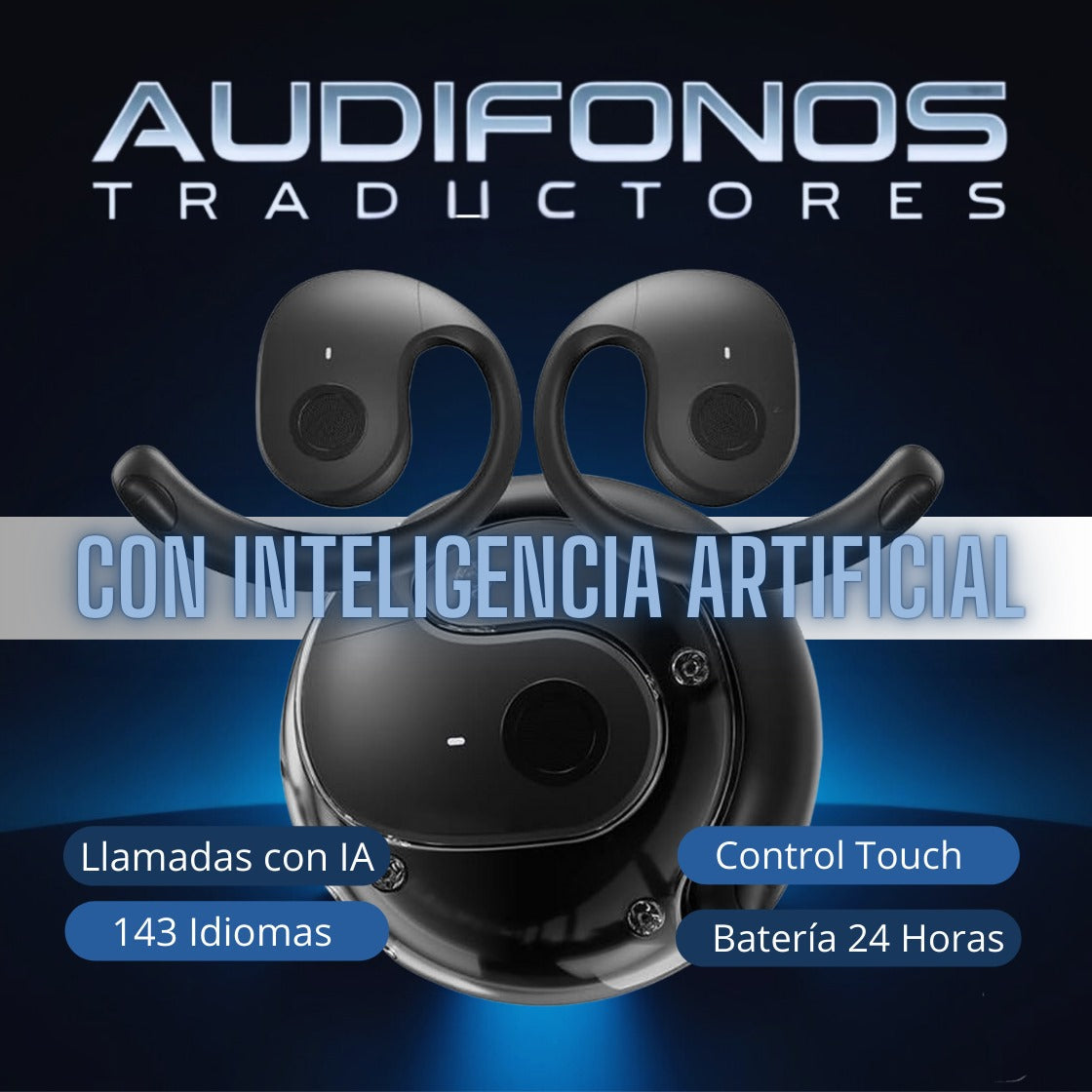 Auriculares Óseos Bluetooth
