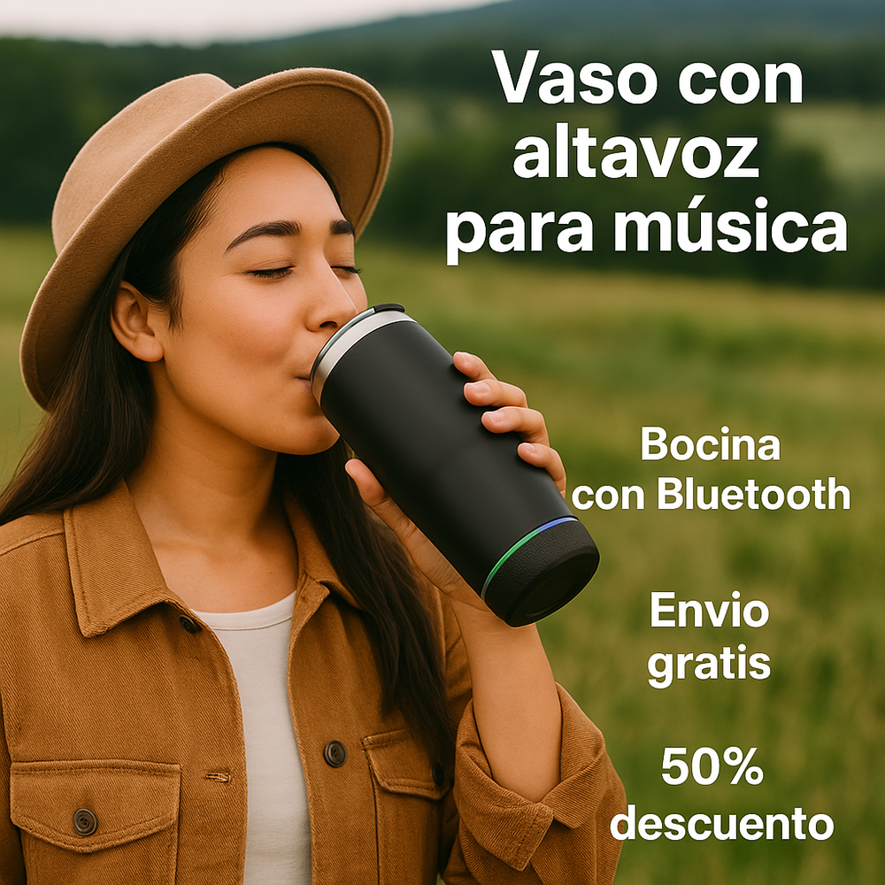 Vaso Bluetooth Térmico