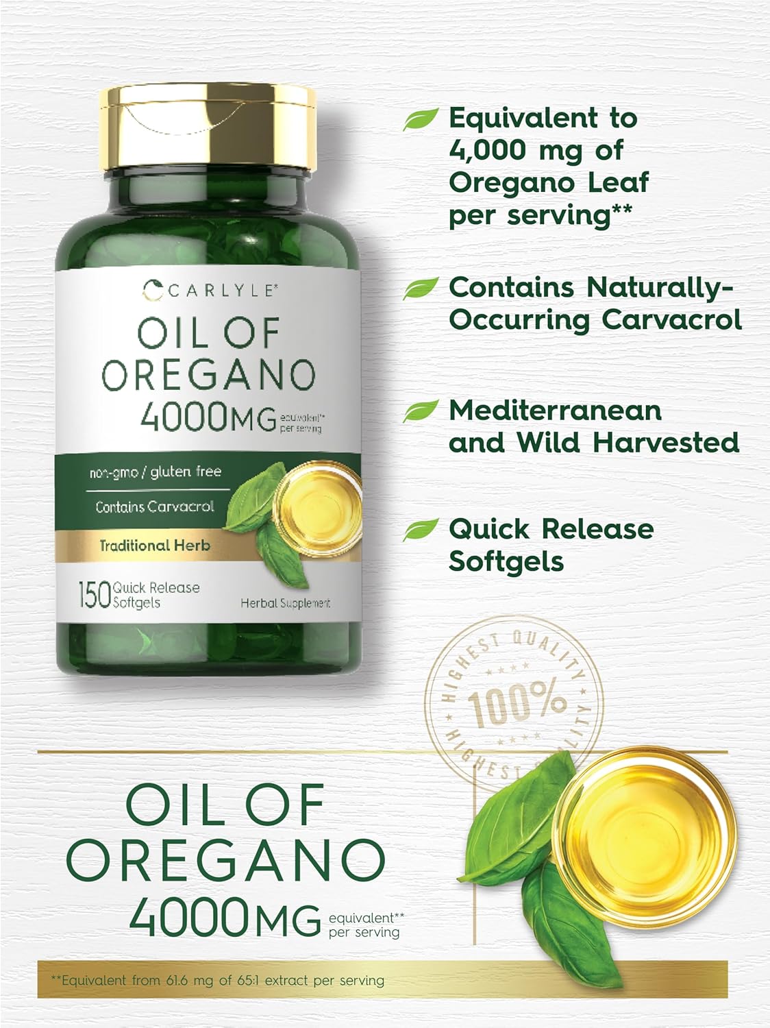 Carlyle Aceite De Oregano