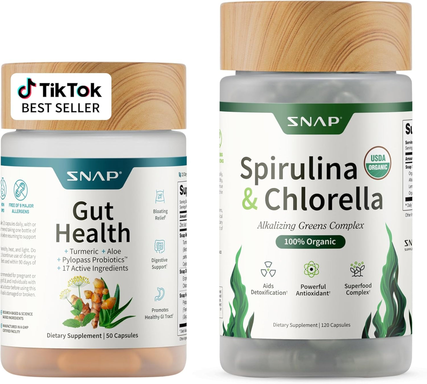 Pack Brillo Intestinal - Gut Health + Spirulina & Chlorella